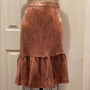 J CREW Elegant Bronze Skirt